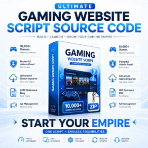 Online Gaming Website Script