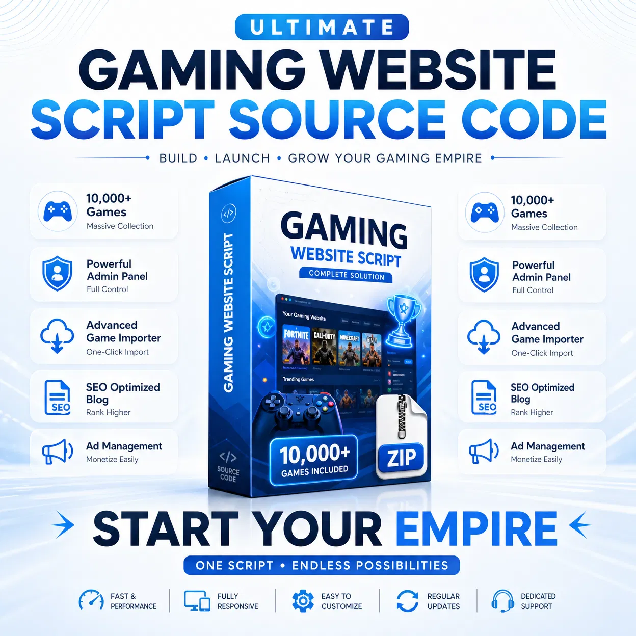 Online Gaming Website Script
